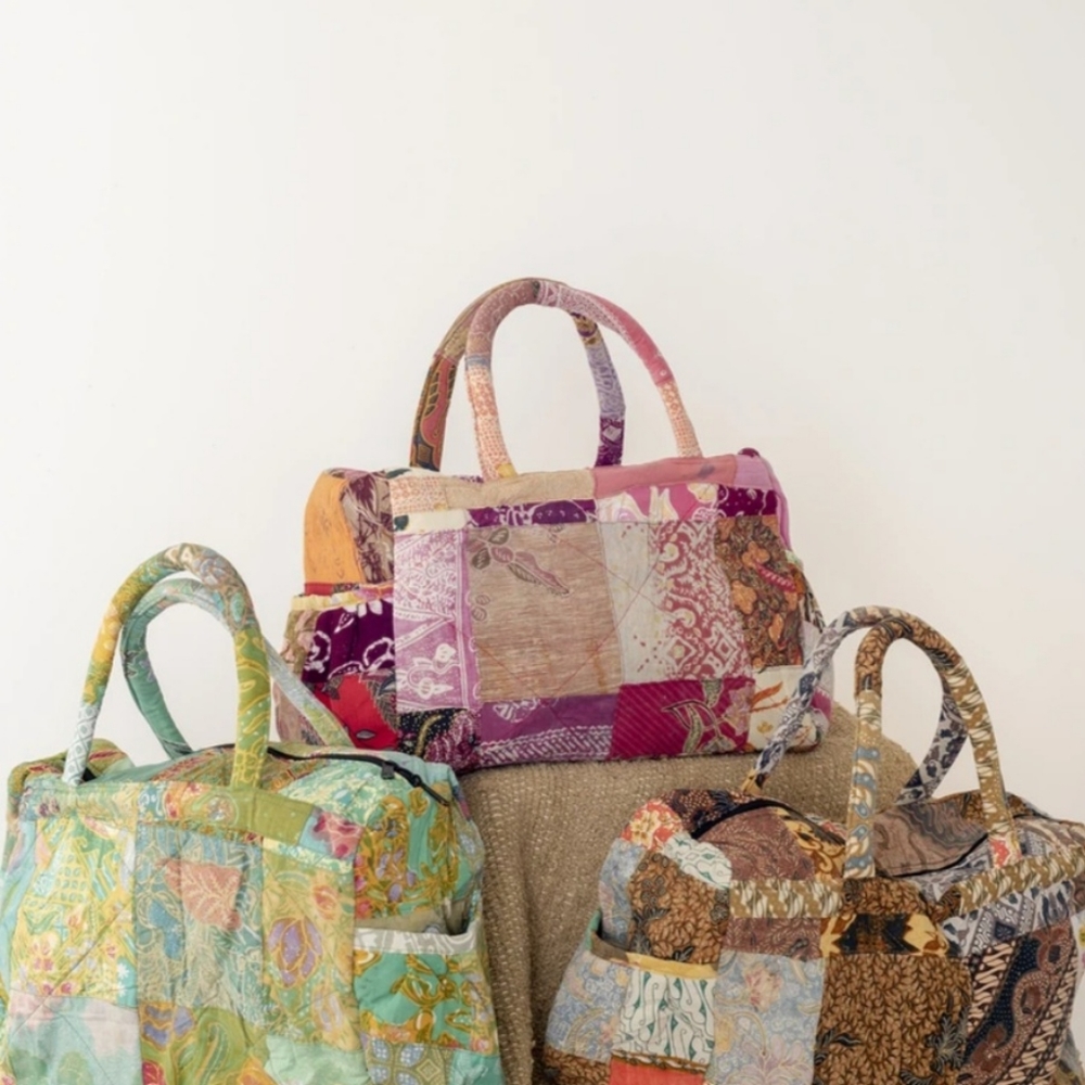 Large boho overnight bag